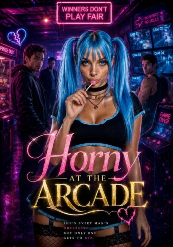 Official Candy Shorts key art for Horny at the Arcade