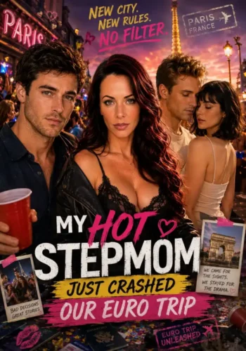Official Candy Shorts key art for My Hot Stepmom Just Crashed Our Euro Trip