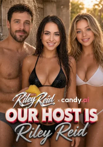 Official Candy Shorts key art for Our Host Is Riley Reid